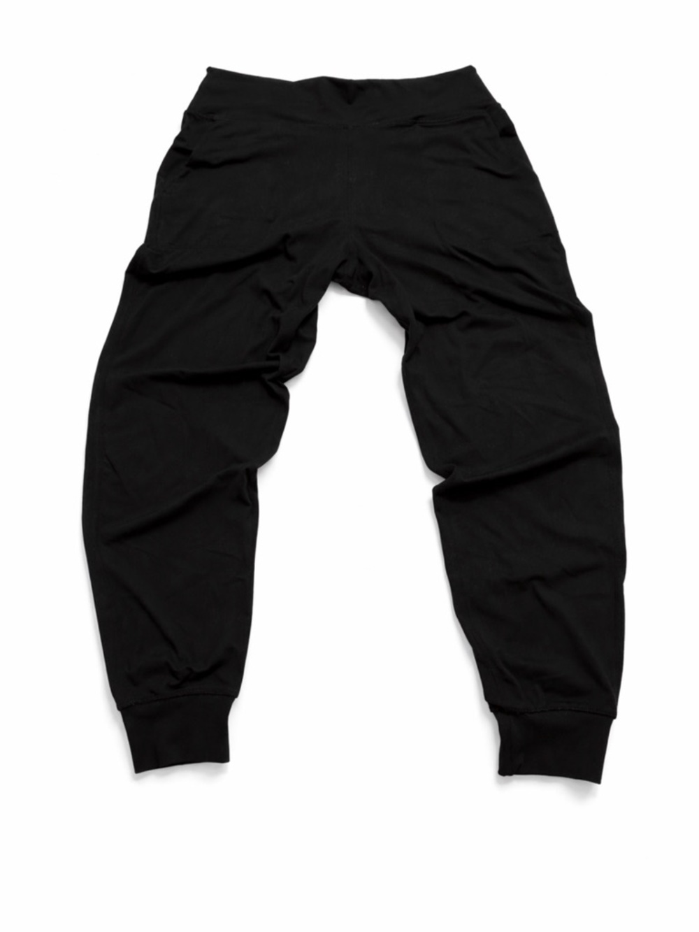 DANSKIN BLACK JOGGERS WOMENS LARGE SOFT STRETCH ATHLEISURE PANTS - Picture 2 of 9